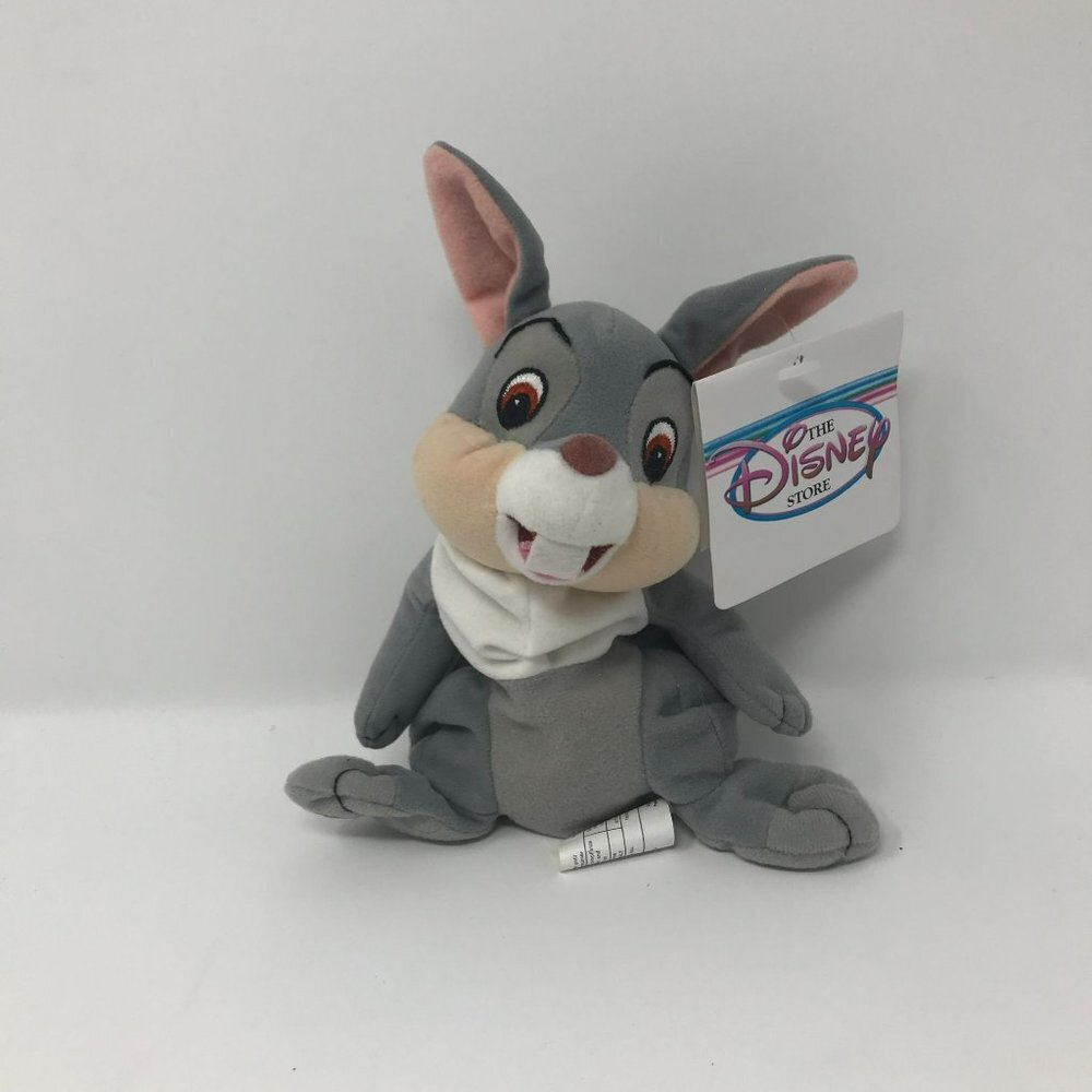 Vintage Bambi Thumper Bunny Rabbit Beanie Baby Plush Stuffed Animal - Picture 1 of 5